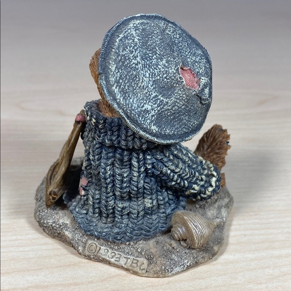 Boyds Bears Christian by the Sea Adorable Bear Figurine with Blue Sweater - Picture 3 of 5